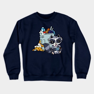 Raccoon Trash Panda Crewneck Sweatshirt